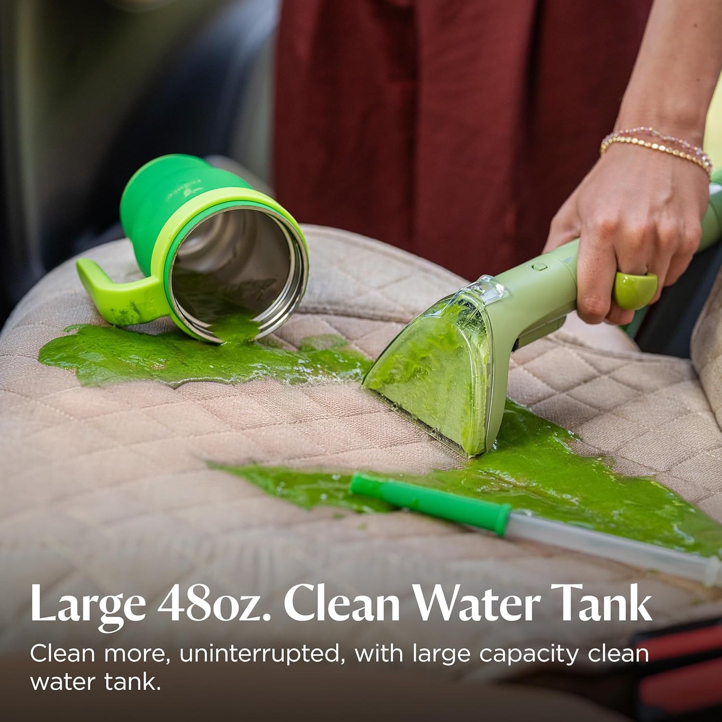 Little Green Multi-Purpose Portable Carpet and Upholstery Cleaner, Car and Auto Detailer, with Exclusive Specialty Tools, Green, 1400B