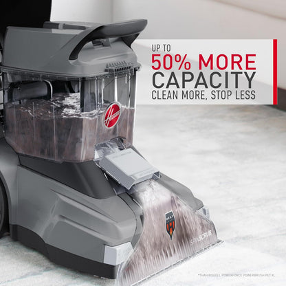 Powerscrub XL Pet Carpet Cleaner Machine for Carpet and Upholstery, Deep Cleaning Carpet Shampooer Machine with Multi-Purpose Tools, Powerful Suction, Pair with  Cleaner Solution
